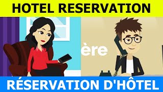 Réservation dhôtel dialogue et conversation  Book hotel conversation in French  French with Tama [upl. by Retsbew]