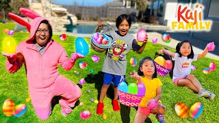 Best EASTER EGG HUNT Activities with Ryan Emma and Kate [upl. by Dihsar]