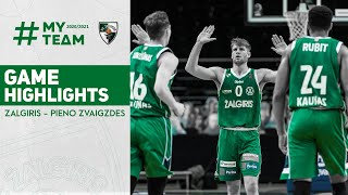 Zalgiris  Pieno Zvaigzdes  Game Highlights  20210209 [upl. by Yenmor918]