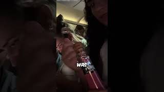 Champagne Chaos at 30000 Feet 🥂✈️ loidaplj on TikTok shorts [upl. by Rosinski]