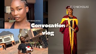 UNI GRADUATION VLOG grwm ceremony chats about school [upl. by Bunch]