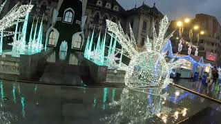 Living in Romania 72 Christmas market Craiova David the Magician in Craiova Wonderland [upl. by Oluas]