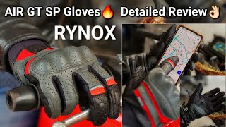 Rynox AIR GT SP Riding Gloves Detailed Review With Experience  Pure Leather Bike Riding Gloves [upl. by Ydniahs827]