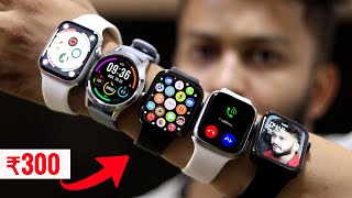 5 Best Smartwatch With Calling Feature Starting 300 Rupees  Best Selling Smartwatch Built In Game [upl. by Hamirak]