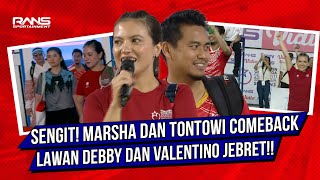 SENGIT MARSHA DAN TONTOWI COMEBACK LAWAN DEBBY DAN VALENTINO JEBRETI [upl. by Hcardahs890]