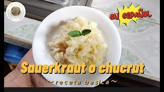 Sauerkraut o chucrut receta basica [upl. by Cadell326]