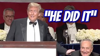 TRUMP Accuses Schumer of Forcing Biden Out  While Chuck is Sitting Right Next to Him [upl. by Nitsoj870]