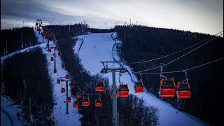 Live Take a sneak peek at Thaiwoo Ski Resort in north Chinas Zhangjiakou City [upl. by Archibaldo]