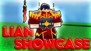 NEW LIAN KIT SHOWCASE Full Showcase  Roblox Bedwars [upl. by Stets115]