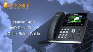 Yealink T46S amp T46G Quick VoIP Phone Setup Guide [upl. by Betthel]