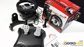 BALKAN Unboxing Genius F1 Racing Wheel  720p [upl. by Adla]