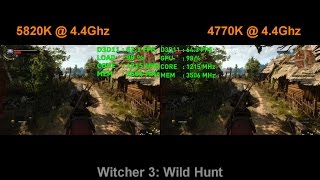 CPU Battle  i7 5820K vs 4770K 3DMark  Actual Games Benchmark [upl. by Bee944]