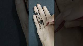 Finger Mehndi Design Simple 🥰 shorts youtubeshorts mehndi [upl. by Giustino670]