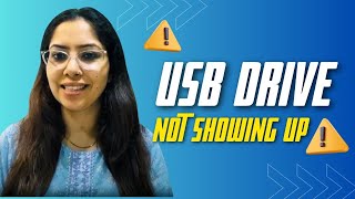 How to Fix USB Drive Not Showing Up in Windows 1011 [upl. by Dunning]