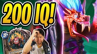 200 IQ Hakkar PLAY WINS ME the GAME  Hakkar Togwaggle Druid  Rastakhans Rumble  Hearthstone [upl. by Luhey319]