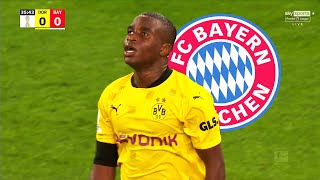 FIRST TIME Youssoufa Moukoko faced Bayern [upl. by Aveline87]