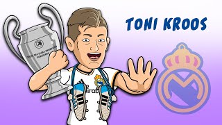 Goodbye Toni Kroos  Real Madrid LEGEND  Football Animation [upl. by Annirtak]