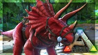 ARK Survival Evolved Server  RARE GLITCHED DINOSAUR 32 [upl. by Llohcin82]