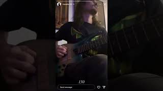 Clay Gober’s ghost note 16ths exercise from The Audacity by Polyphia ft Anomalie [upl. by Olwen]