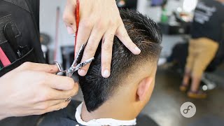 Como hacer una CRESTA MODERNA  Tutorial de Barberia by David Falla [upl. by Zulema]