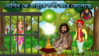 নাগরানি নাগিন কে বন্দি করে ফেলেন সাপুরে NAGIN nagin nagraj কার্টুন cartoon [upl. by Siletotsira]