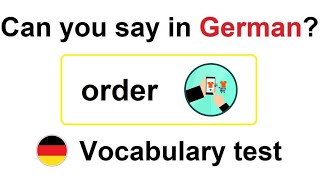 Can you guess 2020  German Vocabulary Test for Beginners [upl. by Yhtuv]