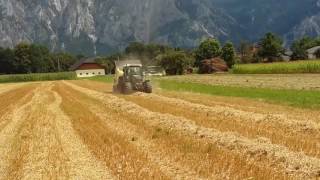 Ballen Pressen mit Fendt 309 Vario  Krone Rundballenpresse [upl. by Triley965]