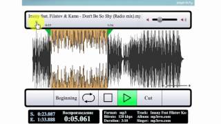 How to cut mp3 online for FREE [upl. by Ainesej]