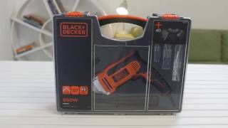 KIT TRAPANO A FILO KR806OA  BLACKDECKER™ [upl. by Annoynek]