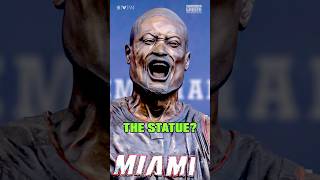 “Why’d they give DWade a Temu statue” 😭 nba heat basketball miami shorts sports [upl. by Olemrac]