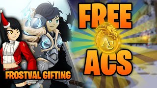 Get Free AC NOW EXPENSIVE Rare Items Frostval Gifting Guide for 2023 AQW [upl. by Newsom]