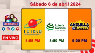 Lotería Nacional LEIDSA y Anguilla Lottery en Vivo 📺│Sábado 6 abril 2024 855 PM [upl. by Pimbley]