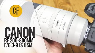 Canon RF 200800mm f639 IS USM lens review [upl. by Nirret824]