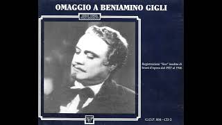 Benimiano Gigli LIVE in La sonnambula Roma 1939 RARE [upl. by Ahseken790]