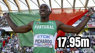 Pedro Pablo Pichardo Triple Jump World Champion 1795m [upl. by Jeremiah627]