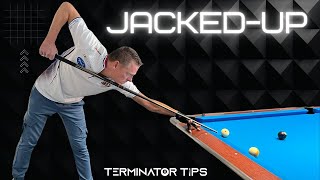 JACKED UP POWER  Learn The Techniques Of The Elevated Pool Shot [upl. by Ver]