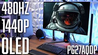 ROG Swift PG27AQDP Review  2K 480hz OLED  The Ultimate 2K OLED [upl. by Raman]