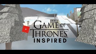 Welcome to Bloxburg Game of Thrones Inspired  Speedbuild 5 [upl. by Ecirtnas108]