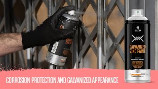 How to paint a metallic fence with MTN PRO Galvanized Zinc paint [upl. by Fleeta777]