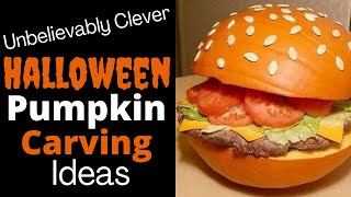 Unbelievably Clever Pumpkin Carving Ideas [upl. by Bendicty]