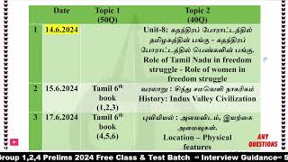 Group2  Free Test Batch Class Time Table  Karpathuias [upl. by Cyna]