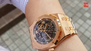 에스타임  STIME 오데마피게 로얄오크 더블밸런스휠 오픈워크 15407OR OO 1220OR 01  AUDEMARS PIGUET ROYAL OAK OPENWORKED [upl. by Enyalaj972]