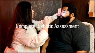 ASMR Dr Performs Complete Diabetic Assessment Endocrinologist Medical Exam of Eyes Mouth Hands [upl. by Sudhir883]