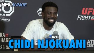 Chidi Njokuani Glad He Didnt Get to UFC Younger I Wouldve Fcked It All Up  UFC on ESPN 43 [upl. by Goodspeed]