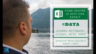 EXCEL SECRETS  Tutorial  Funzione DATA  GIORNO  GIORNOSETTIMANA  MESE  ANNO [upl. by Nnylarej]