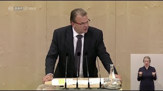 HansJörg Jenewein  Dringliche Anfrage zur Pressefreiheit  2692018 [upl. by Surtemed]