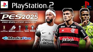 NOVO PÉS 2025 PS2 ISO DOWNLOAD 100 ATUALIZADO OUTUBRO  RUMO ESTRELADO AETHERSX2 PCSX2 PSP OPL✅ [upl. by Einnil]