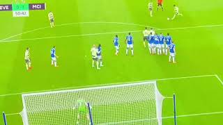 Gündogan Freekick Goal vs Everton  Manchester City 30 Everton  Premier league [upl. by Andreas]