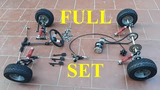 Full set of car parts go kart [upl. by Yentihw]