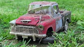 Restoration 1955 Chevy Cameo Pick Up Truck [upl. by Ermanno]